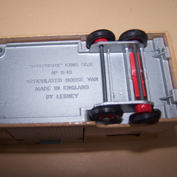Vintage Matchbox Lesney England Ascot Stables Horse Van Dodge Tractor & Trailer - Picture 8 of 9